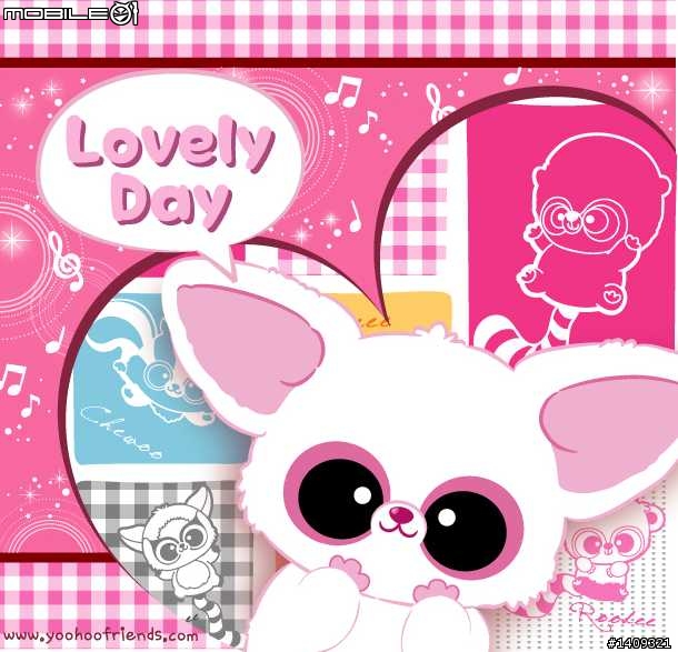 韓國2009最Hit卡通 " Yoohoo & Friends " Wall paper
