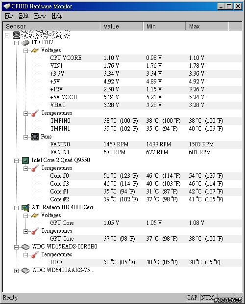 請教 CPU 溫度差距