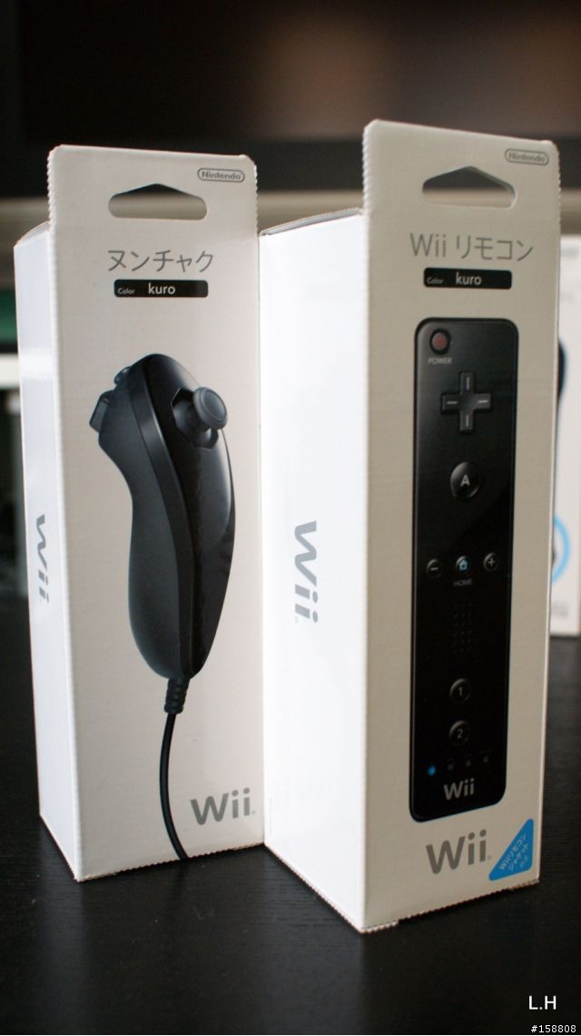 [簡易開箱分享] 日規   Wii KURO=くろ  入手 (03/03)補上疊疊樂