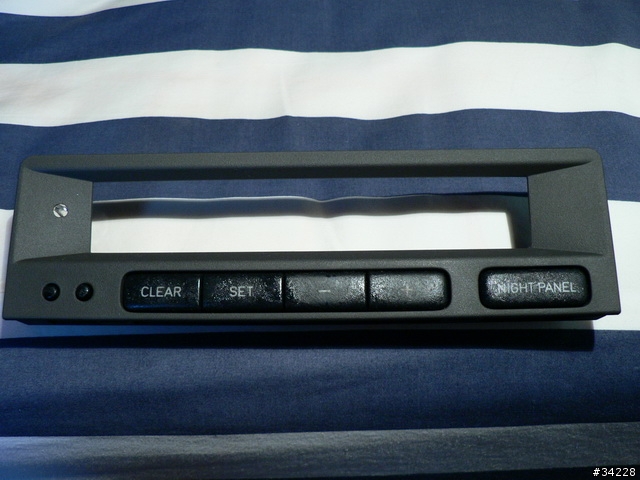 DIY SAAB 95冷氣按鍵環保漆清除