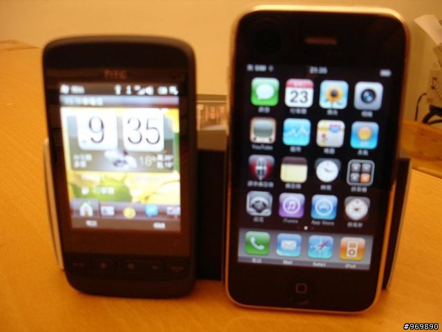 HTC touch2 VS Apple iphone 不專業分享