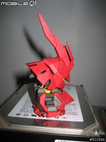 (紙模型)4/5更新浮遊砲    喜氣洋洋的沙薩比 SD Sazabi Ver.OP (PaperCraft)