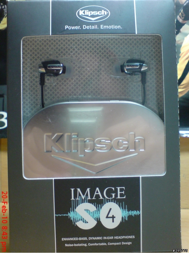 冷門開箱擱來~{Klipsch image S4}之 V.S AKG K370P，DENON C710心得報告