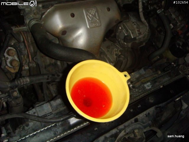 accord k9 diy更換水箱精