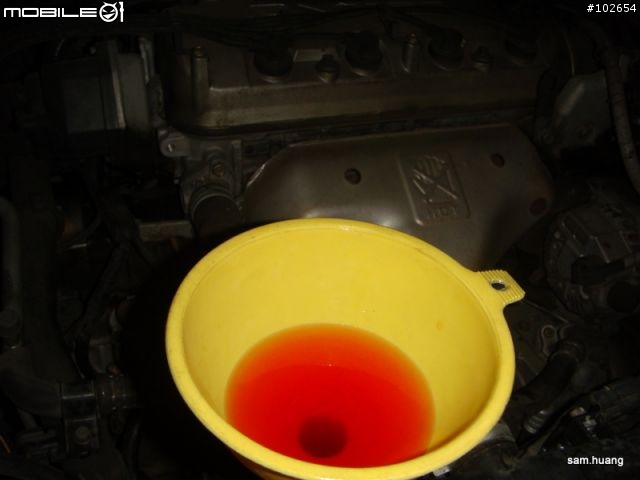 accord k9 diy更換水箱精