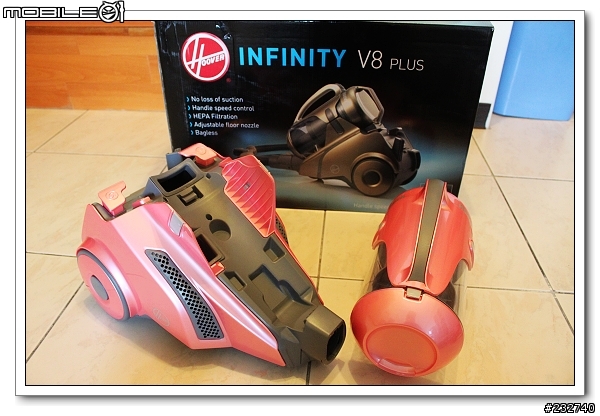 [分享]搶到3990的Hoover Infinity V8II 吸塵器（魅力粉）