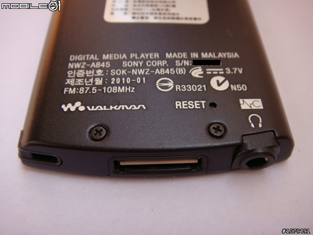 【開箱】Sony NWZ-A845之OLED螢幕有夠鮮艷～