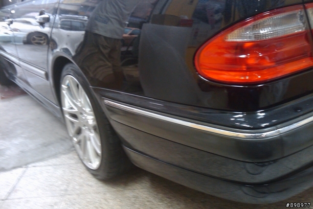 W210 Carlsson look 下包包覆卡夢貼紙 (看慣新車者請勿進入)