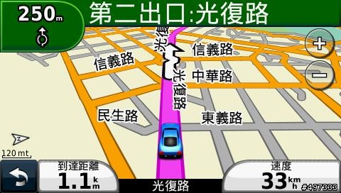 [新機測試]Garmin 1450簡易開箱與虎尾,豐原來去實測
