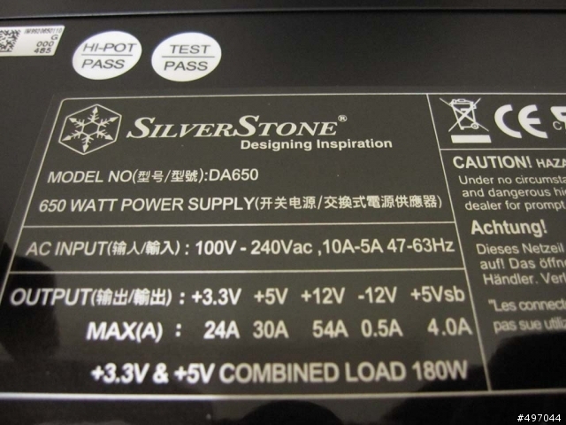 [開箱]SilverStone DA650 全模組化電源供應器 (就只有開箱)