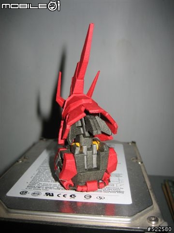 (紙模型)4/5更新浮遊砲    喜氣洋洋的沙薩比 SD Sazabi Ver.OP (PaperCraft)