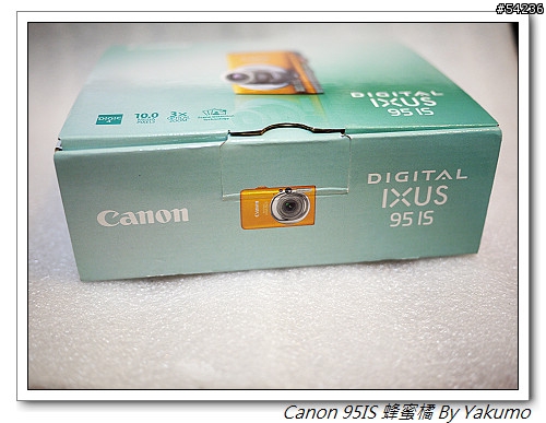 Canon IXUS 95IS 「蜂蜜橘」開箱照