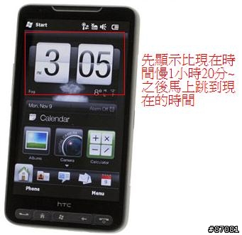 HTC HD2時間顯示的問題~