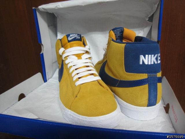 NIKE SB開箱文 BLAZER SB(金葉GOLD LEAF)
