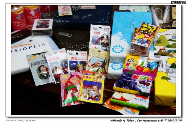 [遊記] 日本蜜月之旅 , DAY 7 - 最終日@東京 + 戰利品