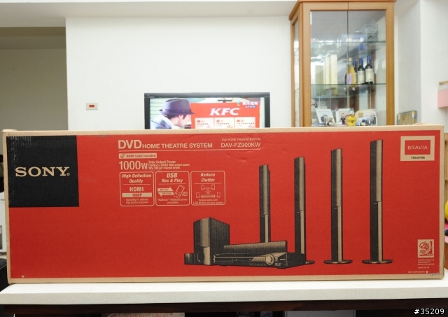 Sony DAV-FZ900KW  5.1 聲道無線數位家庭劇院組開箱