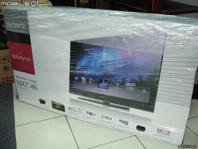 SONY BRAVIA 2010年LED背光新機種-美規KDL-46NX700 開箱
