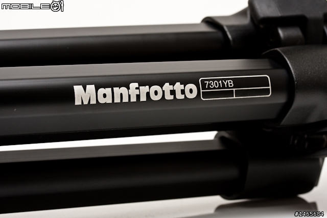 Manfrotto 7301YB - 搭配三向雲台的輕便腳架