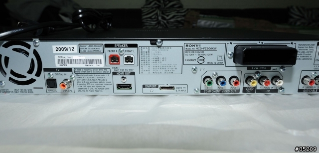 Sony DAV-FZ900KW  5.1 聲道無線數位家庭劇院組開箱