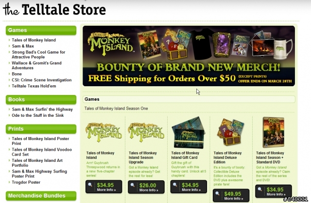 [情報]Tales of Monkey Island 實體版預購開跑啦