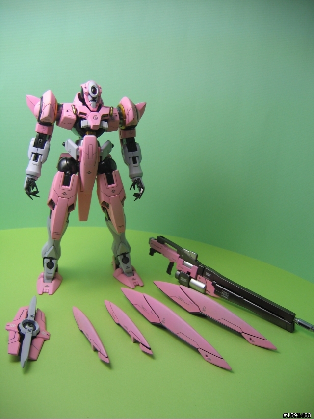 【1號作品分享】MG GN-X(皮里斯的GN-桃子)/3月8號增加設定稿一張