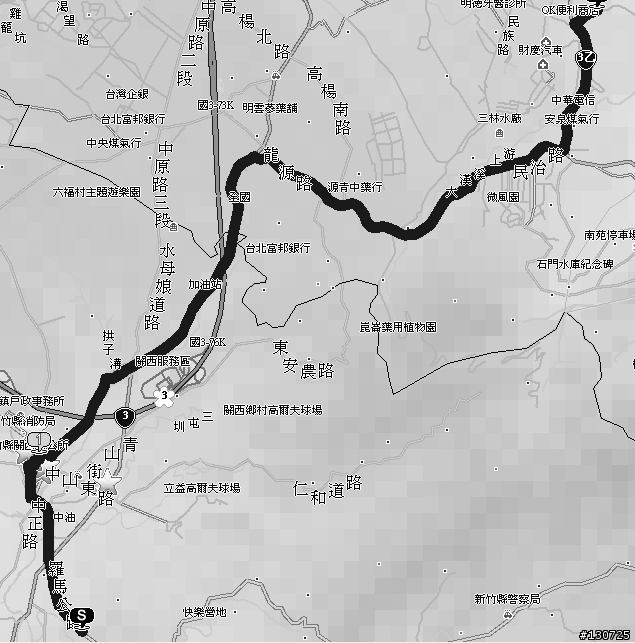 三坑子老街(阿秋姨牛汶水)+關西美食一條街(四美食)
