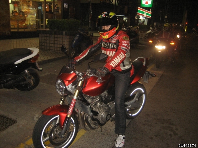 [第5次紅牌體驗]~之中黃蜂CB-600 hornet 夜跑!