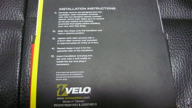 [分享+求助]velo 握把 VLG 869AD3