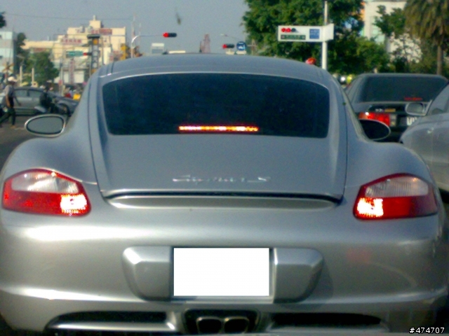 今天早上遇到的Porsche Cayman S
