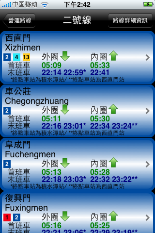 [app] MetroNav Beijing 北京地鐵