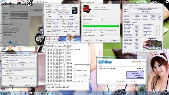 [開箱]技嘉MA74GM-S2與肥嫩 II X3 705e的成功開核初體驗