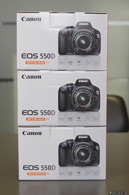 [開箱疊疊樂] Canon 550D x3 入手