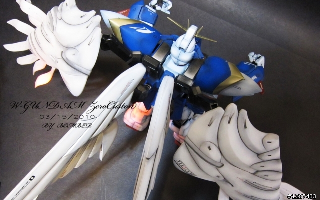 BOM小弟第四彈   PG-Wing GUNDAM Zero Custem  之嘔心泣血之作