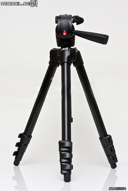 Manfrotto 7301YB - 搭配三向雲台的輕便腳架