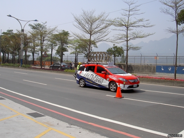 2010環台賽-第六站 台2線(於淡水紅樹林照) 更新回程空拍照