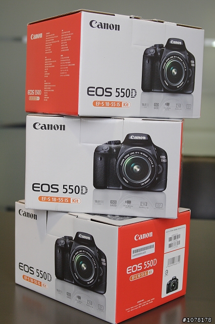 [開箱疊疊樂] Canon 550D x3 入手