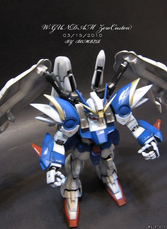 BOM小弟第四彈   PG-Wing GUNDAM Zero Custem  之嘔心泣血之作
