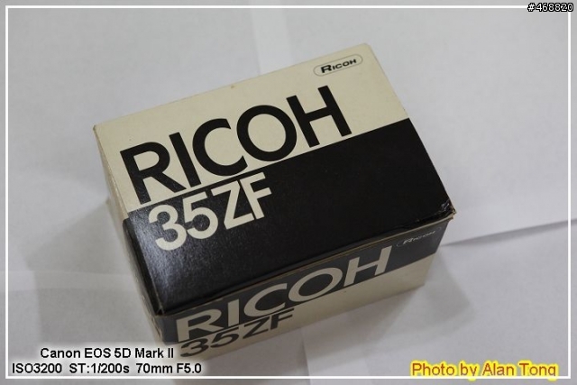 [開箱] 慢慢來, Ricoh 35 ZF