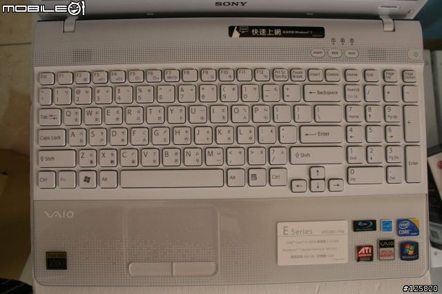 Sony Vaio  VPCEB17FW/W 等很久之簡易開箱文