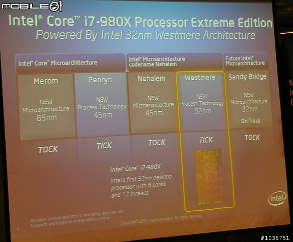 [採訪]英特爾新款32奈米、最高階之桌上型處理器Core i7-980X極致版正式上市