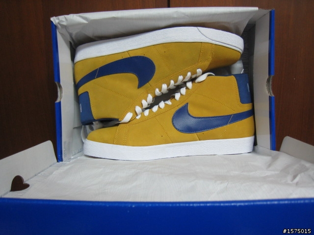 NIKE SB開箱文 BLAZER SB(金葉GOLD LEAF)