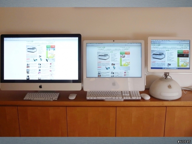 [圖多文少] iMac 老中青三代同堂