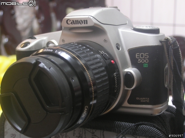 Canon鏡頭搭配IS的問題及老機EOS 500N開箱文