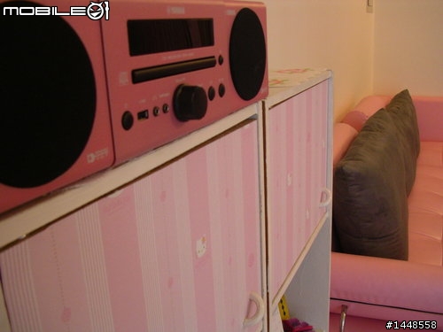 what color is your life? My life is PINK!YAMAHA MCR-040 iPod...粉紅甜心...音響試聽