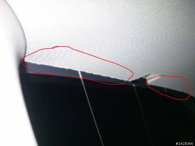 Oh~ My God~ xc60車室內行李箱側窗上的車頂天花板~