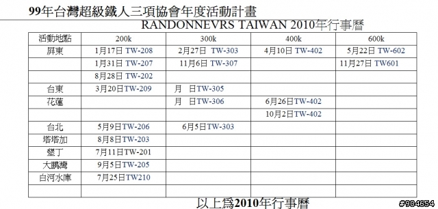 [瘋排程] 2010 瘋系列行事曆