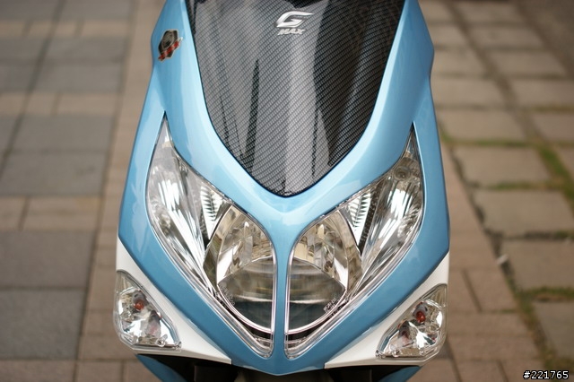 (開箱)PGO G-MAX 220 EFI 水藍白
