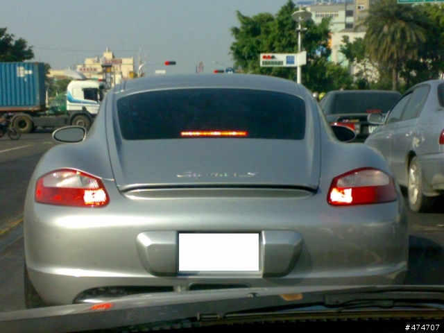 今天早上遇到的Porsche Cayman S