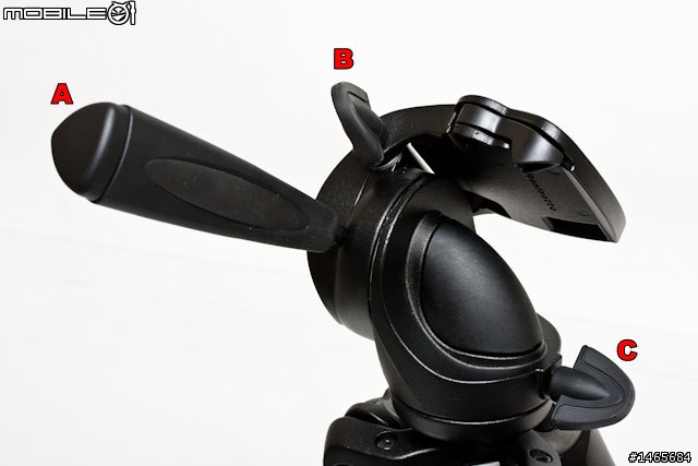Manfrotto 7301YB - 搭配三向雲台的輕便腳架