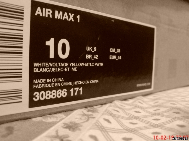 分享  AIR  MAX  黃蟾蜍